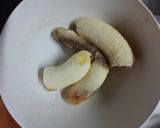 Foto del paso 1 de la receta: Budín de banana con sorpresa de dulce de leche🥧🍌