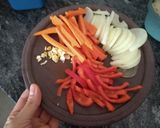 Foto del paso 1 de la receta: Wok, chop suey, comida china, arroz frito, revuelto