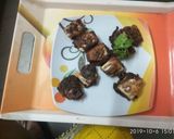 A picture of step 2 of Kuttu ke aate and paneer PAKODAS.