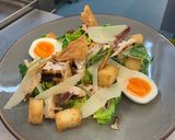 A picture of step 4 of Chicken Caesar Salad.