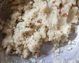 A picture of step 6 of Lauki rings with burfi.