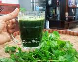 Nước rau má bước làm 4 hình