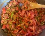 A picture of step 1 of Spicy Lasagna.