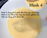 Hình bước làm 2 của món Flan Táo Chuối