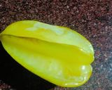 A picture of step 1 of Chatpata Star Fruit.