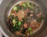 Foto langkah ke 4 dari resep Sayur tahu,kentang,daging santan pedas.
