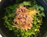 Japanese Paella with Daikon Radish Leaves and Tuna (Takikomi Gohan) recipe step 4 photo