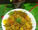 A picture of step 4 of Panch Mishali Torkari (Sabji) Bengali Style.