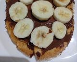 A picture of step 3 of Banana nutella pancakes🥞.