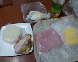 Foto del paso 1 de la receta: Canastas de queso, Jamón y pollo 👌😋😋