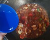 A picture of step 3 of Chicken Shashlik with Vegetable Fried Rice.