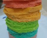 Foto langkah ke 5 dari resep Rainbow Cake In Jar.
