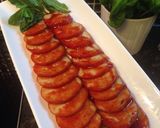 Hình bước làm 4 của món Thịt xá xíu chay làm bằng mì căn