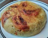 Foto del paso 7 de la receta: "tarta"🥧 con masa de yuca🥔🍠 y relleno de vegetales🥙🥗🥘
