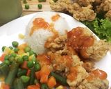 Foto langkah ke 6 dari resep Popcorn Ikan Salmon + mix vege.