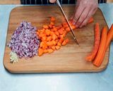 A picture of step 3 of Minestrone Soup.