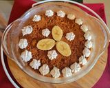 A picture of step 4 of Banoffee Cheesecake.