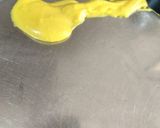 A picture of step 4 of Khandvi.