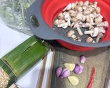 Foto langkah ke 1 dari resep Tumis Bayam Jamur Tempe.