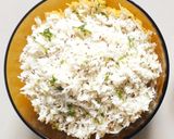 A picture of step 3 of Jeera rice and dal tadka.