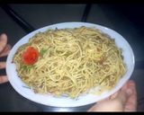 A picture of step 3 of Mutton minced speghetti.