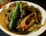 Foto langkah ke 5 dari resep Nila Terong Tauco Sambal Hijau.