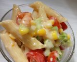 Foto langkah ke 4 dari resep Penne Pasta Vegetable Salad.