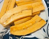 Foto langkah ke 1 dari resep Pisang Tanduk Panggang Madu.