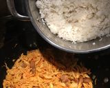 A picture of step 6 of Chicken And Rice Perlow With Shrimp and Spicy Smoked Sausage.