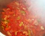 Vöröslencsefőzelék, paradicsomos húsgolyókkal recept fázis 2 fotója