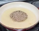 A picture of step 7 of Chapli kabab (Peshawari Kebab).