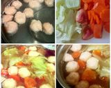 Foto langkah ke 2 dari resep Sup Bola Bola Udang Kesukaan my kiddos+Step by step.