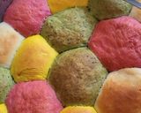 A picture of step 16 of Holi Special Natural Coloured Mini Buns.