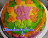 ஆல்மண்ட் கஸ்டர்ட் கேக் (Almond custard cake recipe in tamil) ரெசிபி ஸ்டேப் 15 புகைப்படம்