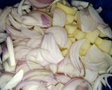 A picture of step 1 of Double fried Pakoray.
