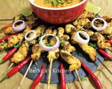 A picture of step 5 of Chicken Satay - Malaysian Style.