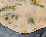 गेहूं आटा मेथी पराठा (gehu atta methi paratha recipe in Hindi) रेसिपी चरण 2 फोटो