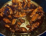 A picture of step 6 of Mongolian Beef.