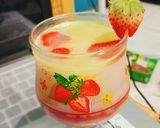 Foto langkah ke 3 dari resep Pudding Strawberry Nanas.