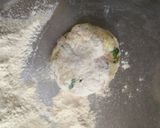A picture of step 4 of Mixed veg Thepla with homemade butter.