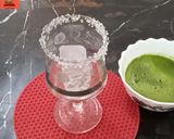 A picture of step 2 of Mint Margarita.