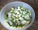 A picture of step 1 of Mango pickle (Relish).