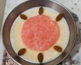 A picture of step 2 of Sooji ki kheer with sago, sugar free.