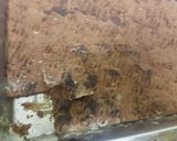 A picture of step 7 of Date,chocolate and honey slices.