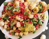 A picture of step 6 of Makhana foxnuts Bhel.