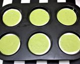 A picture of step 2 of Layered Spinach Idli Muffins.