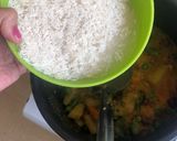 A picture of step 6 of Bisi bele bath.