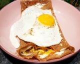 Une image de l'étape 5 de Galettes de sarrasin crème champignons bacon 🥓 œuf.