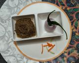 A picture of step 4 of Sweet bittergourd seeds ki chutney.