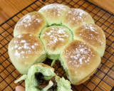 Foto langkah ke 5 dari resep Roti Sobek Pandan Tanpa Ulen / Autolisis.